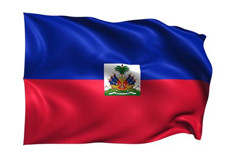 Haiti Waving flag Realistic Transparent Background 15309603 PNG