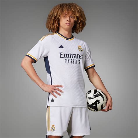 Clothing - Real Madrid 23/24 Home Authentic Jersey - White | adidas ...