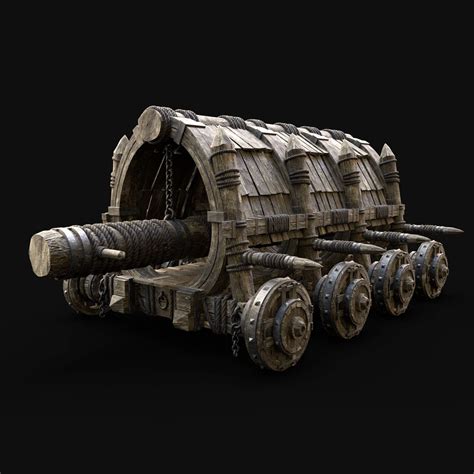 Medieval Battering Ram Collection - 3D Model by Enterables