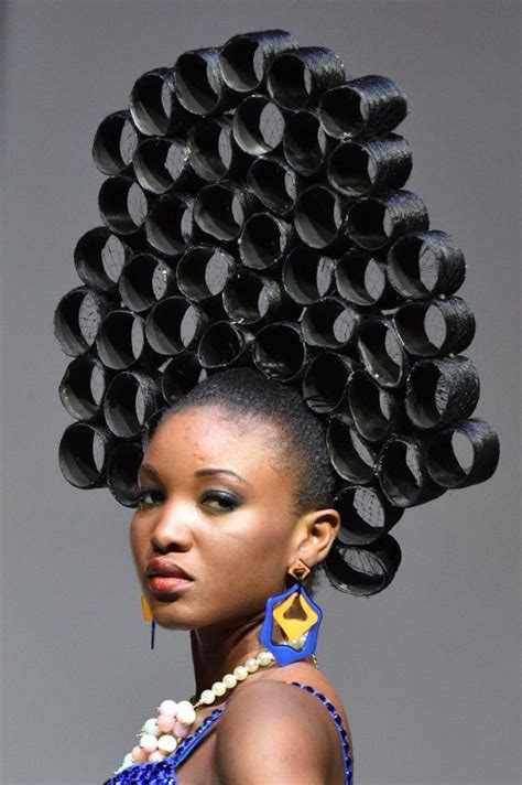 7 Elaborate Hairstyles from the Afrik Fashion Show in The Ivory Coast ...