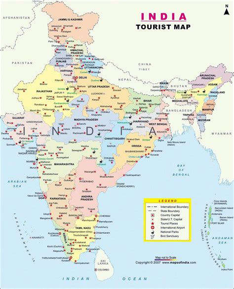 Mapas Imprimidos de India con Posibilidad de Descargar