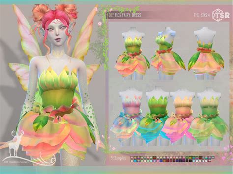 The Sims Resource - FLOS FAIRY DRESS