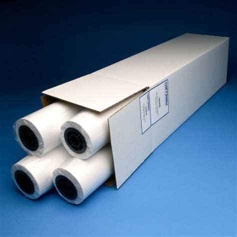 Hi-Bright Plotter Paper, 20lb, 24" x 150' 4 Rolls,740245U