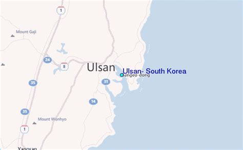 Ulsan, South Korea Tide Station Location Guide