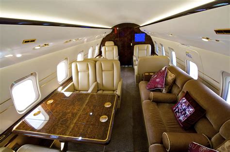 Luxury Private Jet Interior