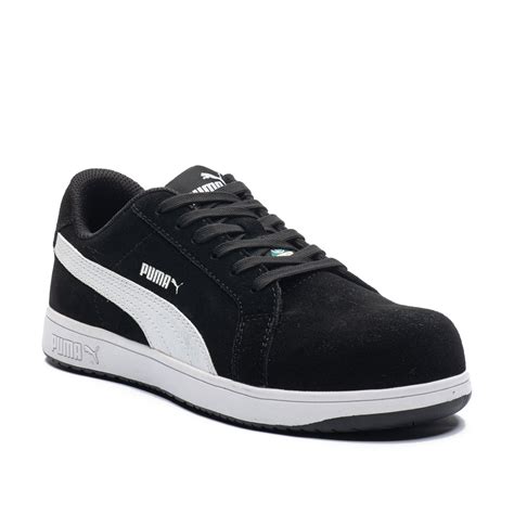 Iconic Suede Black Low Composite Toe Safety Shoes 640013 – Mister ...