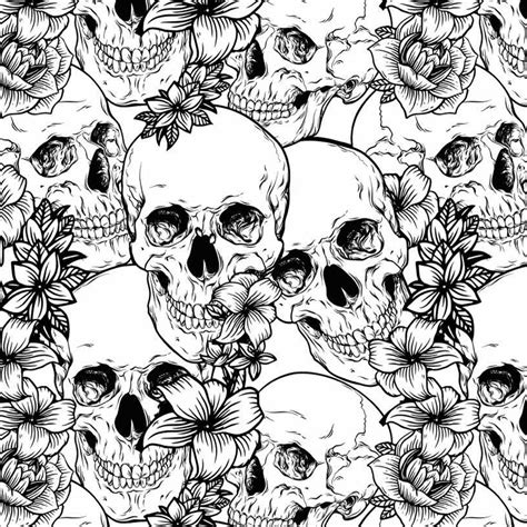 Floral Skull Wallpaper