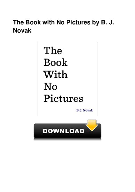 (PDF) The Book With No Pictures by B. J. Novak | IRANA RTG - Academia.edu