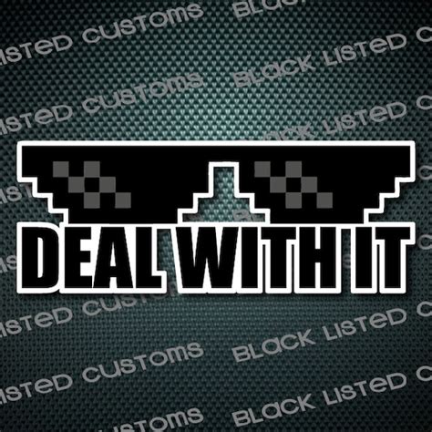 Deal With It Glasses - Etsy