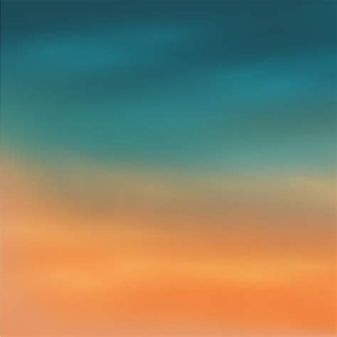 Premium Vector | Sunset gradient background Misty clouds in blue orange ...