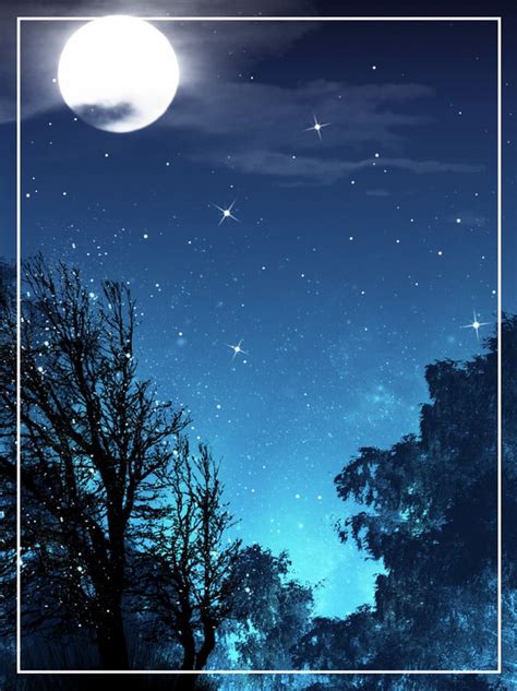 Stars In The Night Sky Background