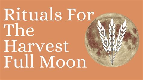 How To Celebrate Full Harvest Moon! Ritual Ideas for the September Full ...