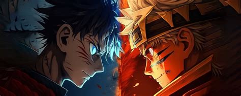 2560x1024 Luffy vs Naruto Fight Art 2560x1024 Resolution Wallpaper, HD ...