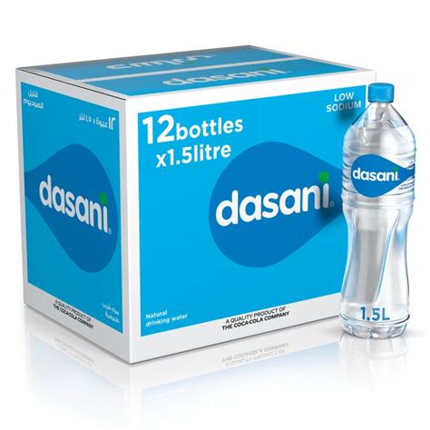 Shop Dasani Water Bottle - 1.5 L - 12 Pcs | Jumia Egypt