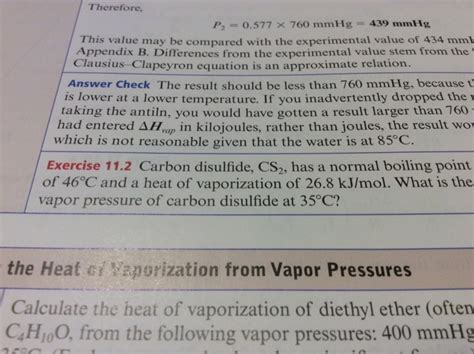 Solved Carbon disulfide, CS_2, has a normal boiling point of | Chegg.com