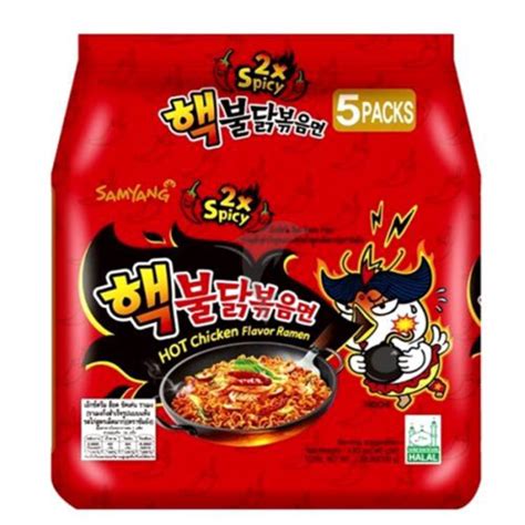 三养火鸡面双倍辣五连包 140g SY Double Spicy Hot Chicken Ramen Multi | UNIMART ...