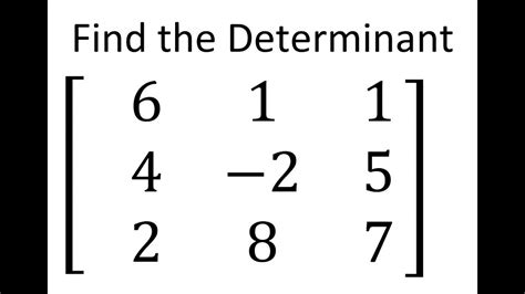 Determinant of a matrix - cookiegaret