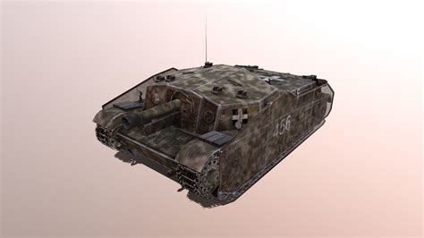 3D asset 43M Zrinyi Hungarian Tank Destroyer | CGTrader