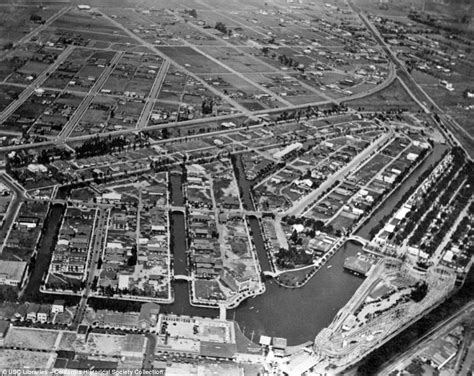 The ORIGINAL Venice canals in LA that have vanished forever beneath a ...