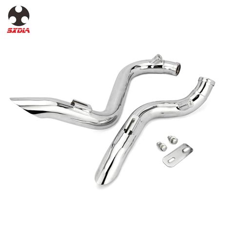 Motorcycle 2" Pipes Exhaust For Harley Softail Sportster 883 1200 ...