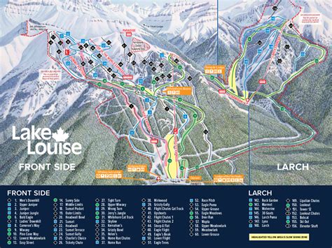 Lake Louise Ski Map Free Download