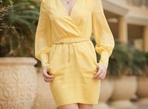 Style Pictures: Canary Yellow Dress