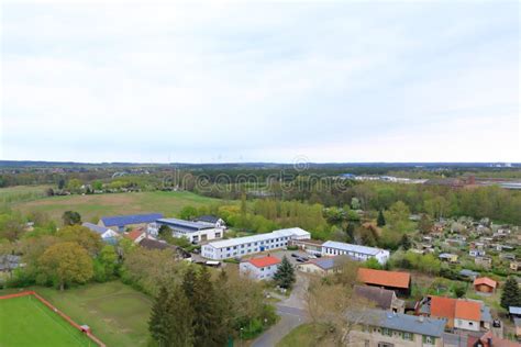 Arial Photo of the Landscape in Germany in Eberswalde, Brandenburg from ...