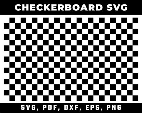 Checkerboard SVG. Seamless Checked Checkered Pattern. Cricut - Etsy