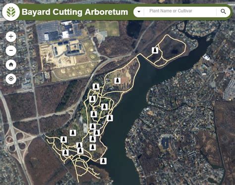 BAYARD CUTTING ARBORETUM - Interactive Collections Map