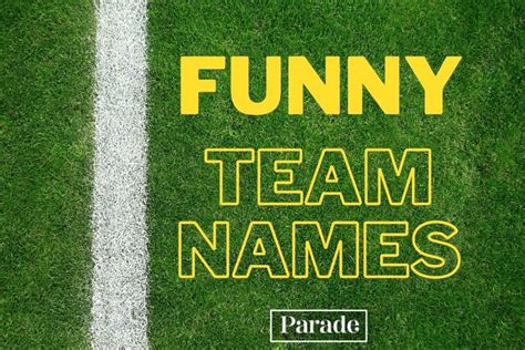 250 Funny Team Names for Any Group Sport - Parade