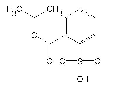 2-isopropoxycarbonyl-benzenesulfonic acid - C10H12O5S, density, melting ...