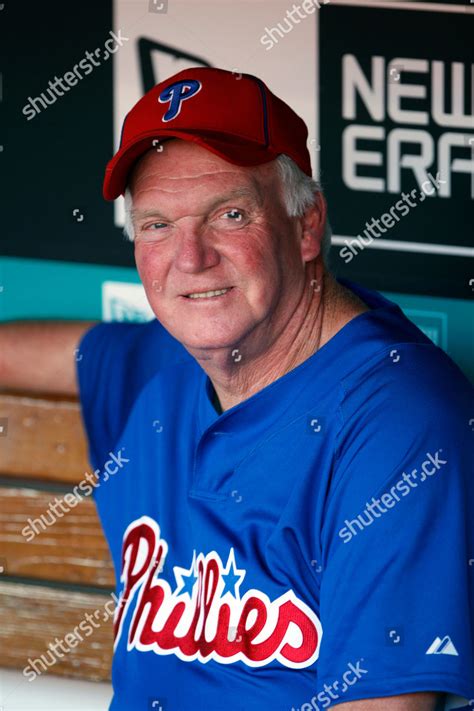 Charlie Manuel Philadelphia Phillies Manager Charlie Editorial Stock ...