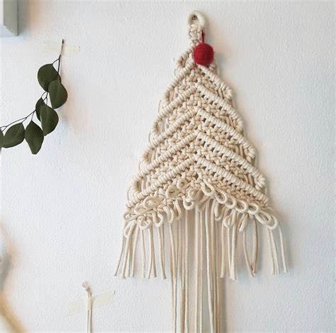 Macrame christmas tree modern macrame macrame wall hanging | Etsy ...