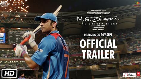 Ms Dhoni The Untold Story Trailer - 1280x720 Wallpaper - teahub.io