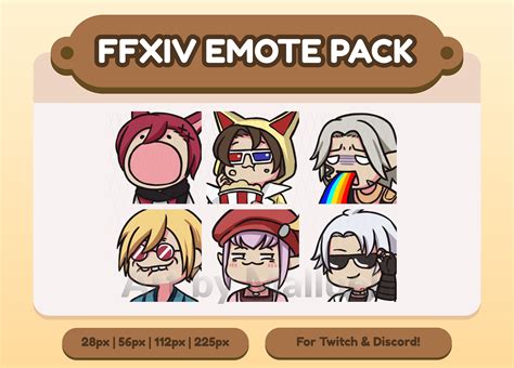 FFXIV Emote Set 3 Scions - Etsy