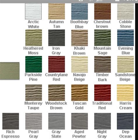 Hardie board color chart … | Exterior siding colors, Exterior house ...