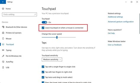 How to disable touchpad when mouse is connected on Windows 10 | Windows ...