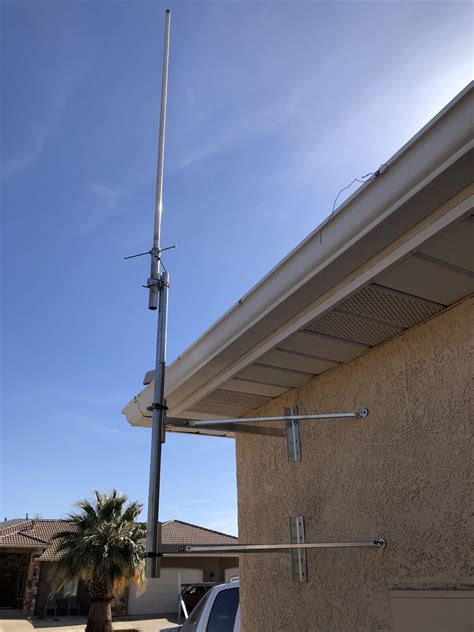 Antenna Standoff Wall Mounts.2- 21"Mounts to Accommodate Eaves with ...