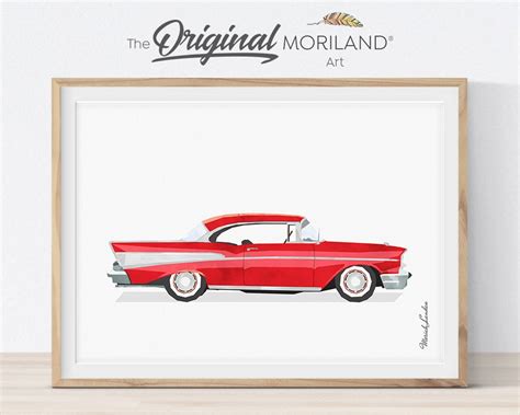 Car Print, Classic Car Wall Art, Transportation Print, Printable Car ...