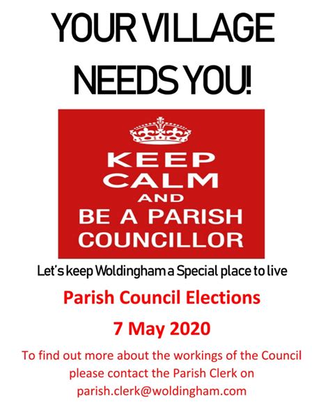 Your Village Needs You! – Parish Council Elections 7th May 2020 ...