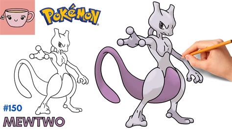 Mewtwo Drawing Easy