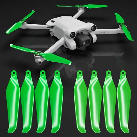 DJI Mini 3 Pro STEALTH Upgrade Propellers - x4 Green– Master Airscrew