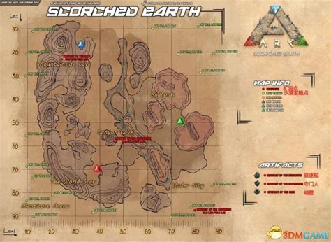 方舟生存进化ol地图一览 方舟ol三大区域地图总览_3DM单机