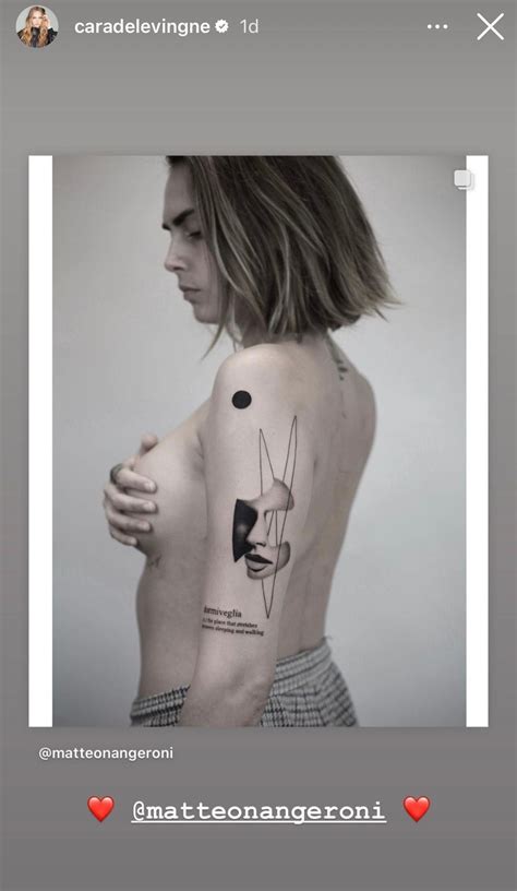 Cara Delevingne Quietly Fixed the Typo in Her Arm Tattoo — See Photos ...