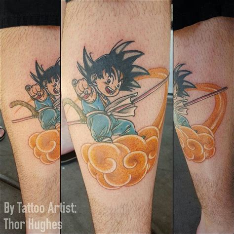 Goku and Nimbus Cloud | Tatuajes goku, Tatuajes, Disenos de unas