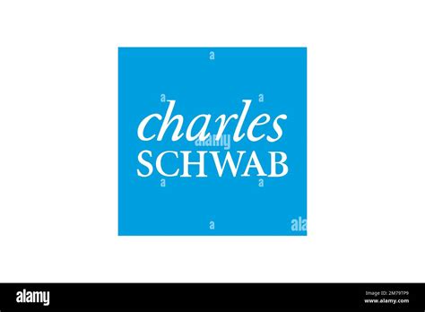 Charles Schwab Corporation, Logo, White Background Stock Photo - Alamy