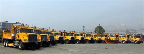 New Trucks are making their way to Dawson Road Maintenance Yards ...