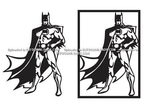 Free Batman Silhouette SVG DXF Cut File – DXF DOWNLOADS – Files for ...