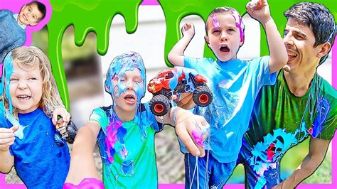 Monster Trucks Play in Zombie Slime with The Axel Show - YouTube