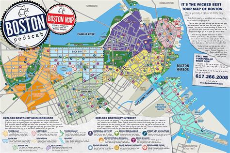 The Absolute BEST Tour Map of Boston. Period. — Boston Pedicab – 617. ...